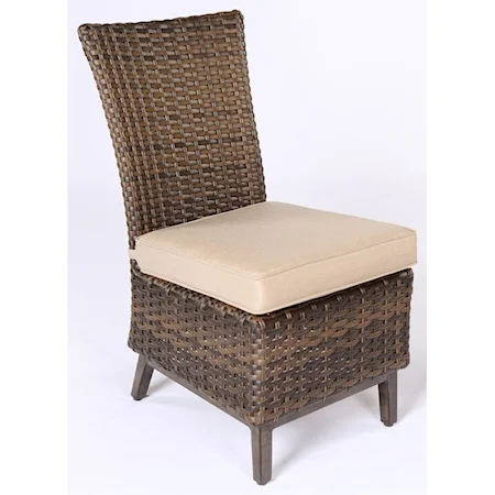 Armless Dining Chair with Cushion